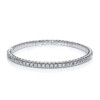 Material: weissgold – Armband 4er-Krappe 18 kt RG, Flex-Band, variabel