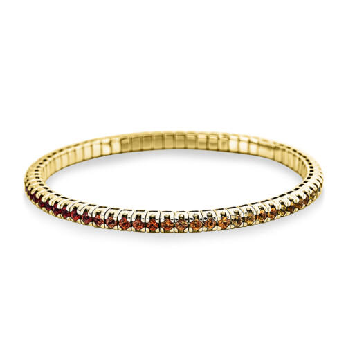Armband 4er-Krappe 18 kt GG, Flex-Band, variabel