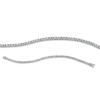 Material: weissgold – Armband 14 kt RG, Fassung schwarz rhodiniert