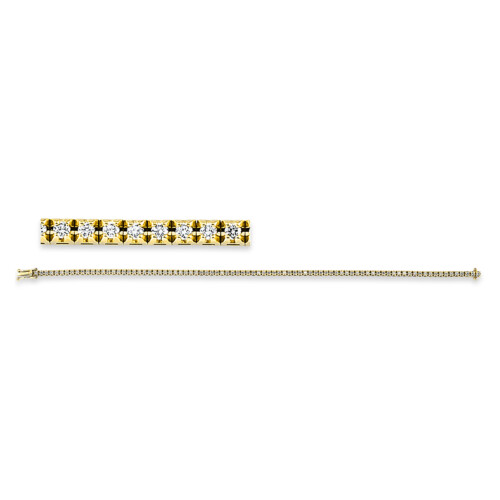 Armband 4er-Krappe 18 kt GG