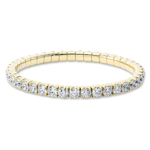 Armband 4er-Krappe 18 kt GG, Flex-Band, variabel