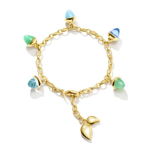 Armband Mikado Flamenco Charm 'Lagoon'