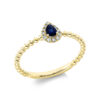 Material: gelbgold – Ring 3er-Krappe 18 kt GG 