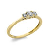 Material: gelbgold – Ring 4er-Krappe 18 kt GG
