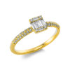 Material: gelbgold – Ring 18 kt GG