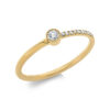 Material: gelbgold – Ring Zarge 18 kt GG