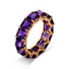 Material: rotgold – Ring 4er-Krappe 18 kt RG