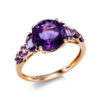 Material: rotgold – Ring 4er-Krappe 18 kt RG