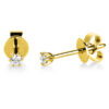 Material: gelbgold – Ohrstecker 6er-Krappe 14 kt GG
