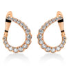 Material: rotgold – Ohrschmuck 18 kt RG