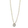 Material: gelbgold – Collier 4er-Krappe 18 kt GG