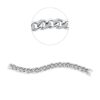 Material: weissgold – Armband 18 kt WG