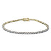 Material: gelbgold – Armband 4er-Krappe 18 kt GG