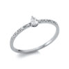 Material: weissgold – Ring 3er-Krappe 18 kt GG+WG