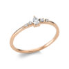 Material: rotgold-weissgold – Ring 18 kt RG