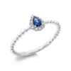 Material: weissgold – Ring 3er-Krappe 18 kt GG 