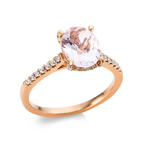 Ring 4er-Krappe 18 kt RG