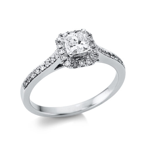 Ring 4er-Krappe 18 kt WG