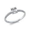 Material: weissgold – Ring 18 kt GG