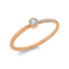 Material: rotgold – Ring Zarge 18 kt GG