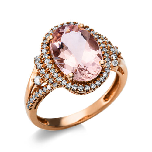Ring 4er-Krappe 14 kt RG