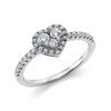 Material: platin – Ring 14 kt GG 