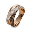 Material: rotgold – Ring 18 kt RG+WG