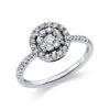Material: platin – Ring 18 kt GG