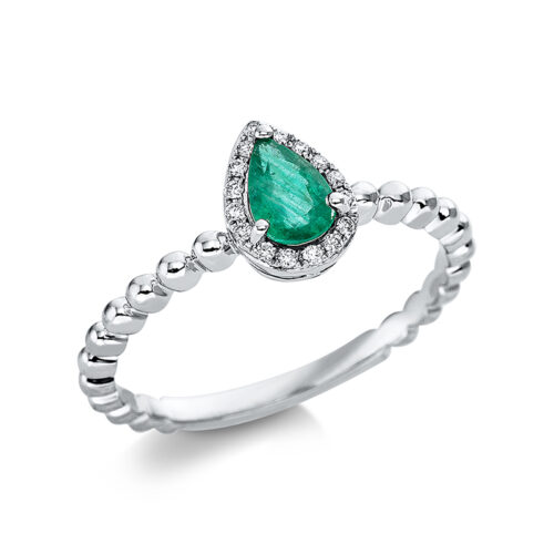 Ring 3er-Krappe 18 kt WG 