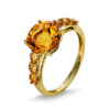 Material: gelbgold – Ring 4er-Krappe 18 kt WG