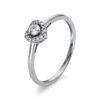 Material: weissgold – Ring 18 kt GG 
