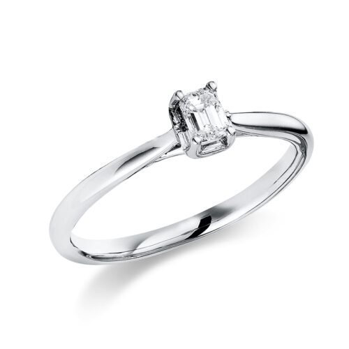 Ring 4er-Krappe 18 kt WG