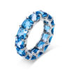 Material: weissgold – Ring 4er-Krappe 18 kt RG