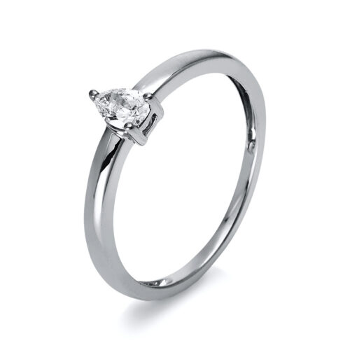 Ring 4er-Krappe 14 kt WG