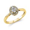 Material: gelbgold – Ring 18 kt WG
