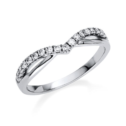 Ring 3er-Krappe 18 kt WG