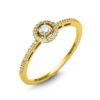 Material: gelbgold – Ring 18 kt WG 