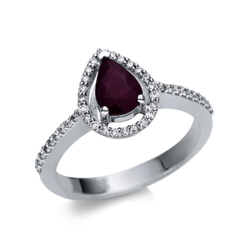 Ring 3er-Krappe 18 kt WG