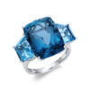 Material: weissgold – Ring 4er-Krappe 18 kt WG