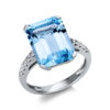 Material: weissgold – Ring 4er-Krappe 18 kt WG