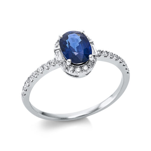 Ring 4er-Krappe 18 kt WG 