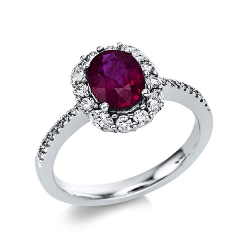 Ring 4er-Krappe 18 kt WG