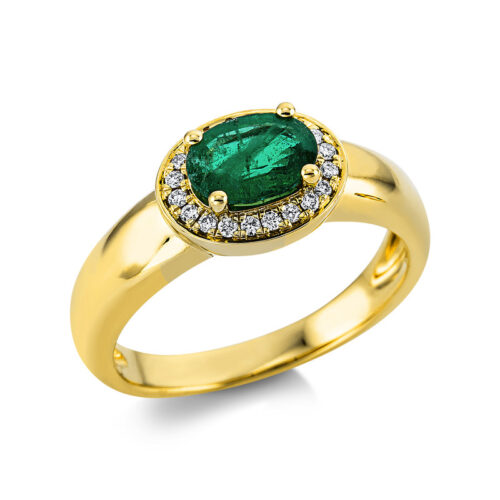 Ring 4er-Krappe 18 kt GG