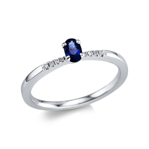 Ring 4er-Krappe 18 kt WG