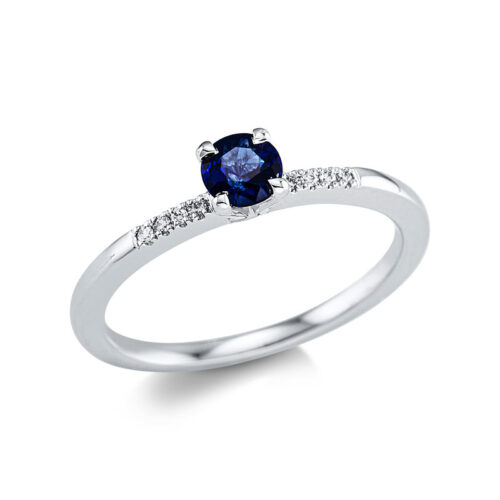 Ring 4er-Krappe 18 kt WG