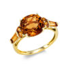 Material: gelbgold – Ring 4er-Krappe 18 kt RG