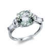 Material: weissgold – Ring 4er-Krappe 18 kt RG