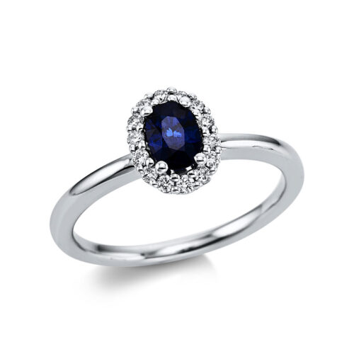 Ring 4er-Krappe 18 kt WG