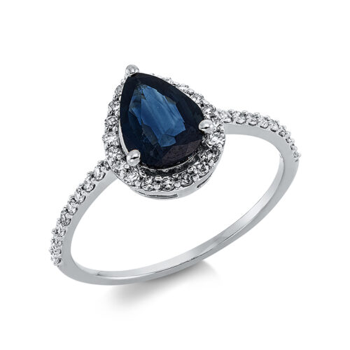 Ring 4er-Krappe 18 kt WG 