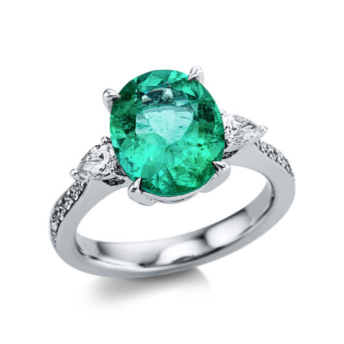 Ring 4er-Krappe 18 kt WG